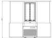 Kool-It KBF-60C Corner display case, 59" Wide, 15.9 Cu. Ft. - Top Restaurant Supplies