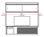 Kool-It KMC-48 47" Curved Glass Refrigerated Deli Display Case, 6.7 ft² - Top Restaurant Supplies