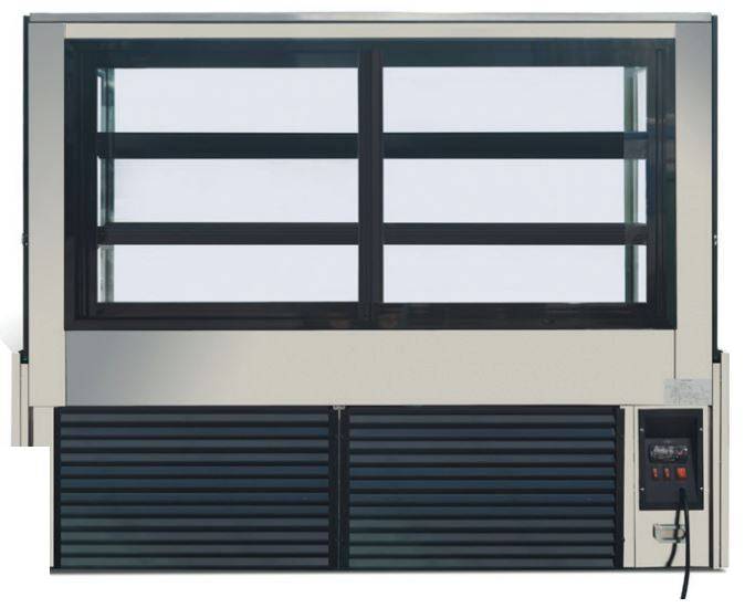 Kool-It KBF-48 Flat Glass Display Case, 47.2" Wide, 13.7 Cu. Ft. - Top Restaurant Supplies