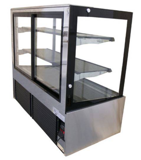 Kool-It KBF-48 Flat Glass Display Case, 47.2" Wide, 13.7 Cu. Ft. - Top Restaurant Supplies