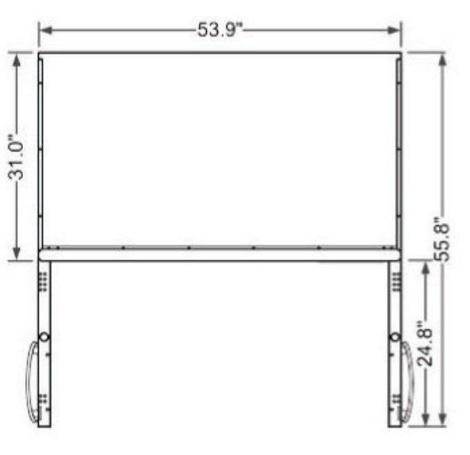 Kool-It KBSF-2 Double Door Freezer Bottom Mount, 53.98" Wide, 42.3 Cu. Ft. - Top Restaurant Supplies