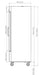 Kool-It KBSR-2G Double Glass Door Refrigerator Bottom Mount, 53.9" Wide, 44 Cu. Ft. - Top Restaurant Supplies