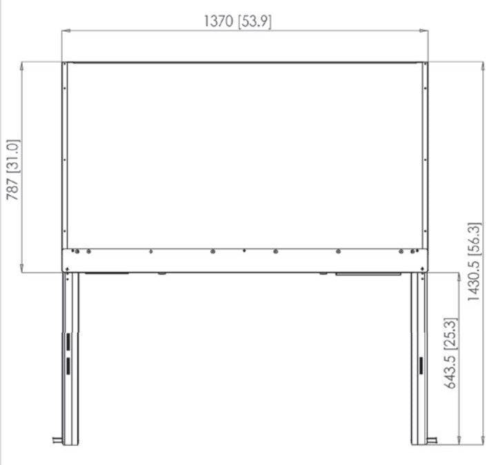 Kool-It KBSR-2G Double Glass Door Refrigerator Bottom Mount, 53.9" Wide, 44 Cu. Ft. - Top Restaurant Supplies