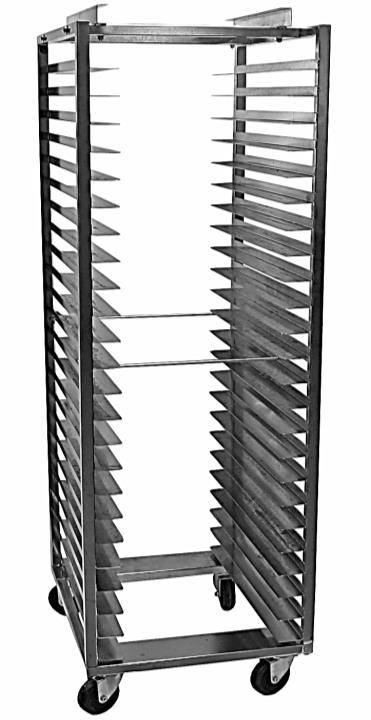 LBC Bakery LRR1-18-10 Single End-Load Stainless Steel Roll-in Oven Rack - Top Restaurant Supplies