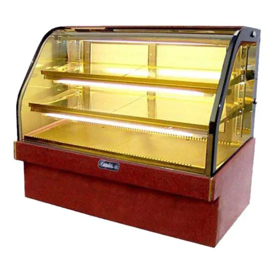 Leader EMCB48-Red Marble Bakery Case Refrigerated, 3 Shelves – ETL Sanitation Approval, 48″ - Top Restaurant Supplies - Marble Bakery Display Case - Leader Refrigeration