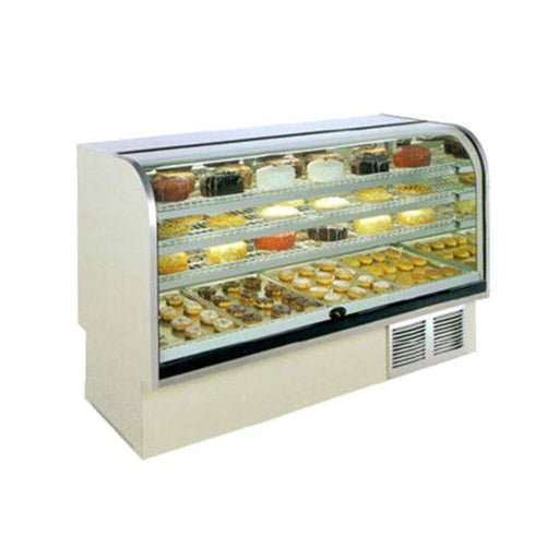Marc Refrigeration BCR-59 59" Refrigerated Bakery Display Case, Curved Glass - Top Restaurant Supplies