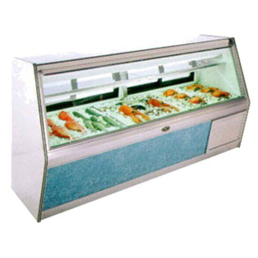 Marc Refrigeration MFC-12 S/C Self Contained 142" Seafood Case, Glass Front - Top Restaurant Supplies
