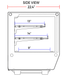 Marchia MDC260-ST 48" Refrigerated Straight Glass Countertop Display Case - Top Restaurant Supplies