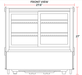Marchia MDCC125 28" Refrigerated Countertop Dual Access Display Case - Top Restaurant Supplies