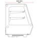 Marchia MDCC125 28" Refrigerated Countertop Dual Access Display Case - Top Restaurant Supplies