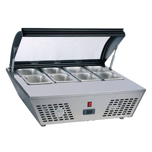 Marchia MTRS6 30" Refrigerated Countertop Prep Refrigerator - Top Restaurant Supplies