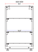 Marchia SA60 16" Vertical Straight Glass Countertop Dry Display Case - Top Restaurant Supplies