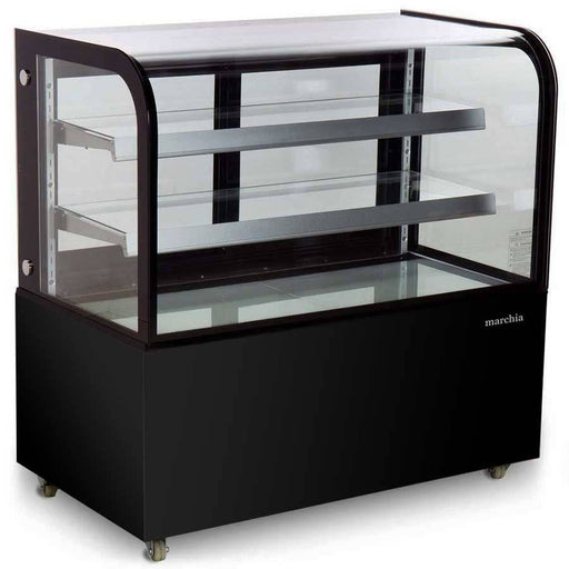 Marchia MB48-B 48" Black Refrigerated Bakery Display Case - Top Restaurant Supplies