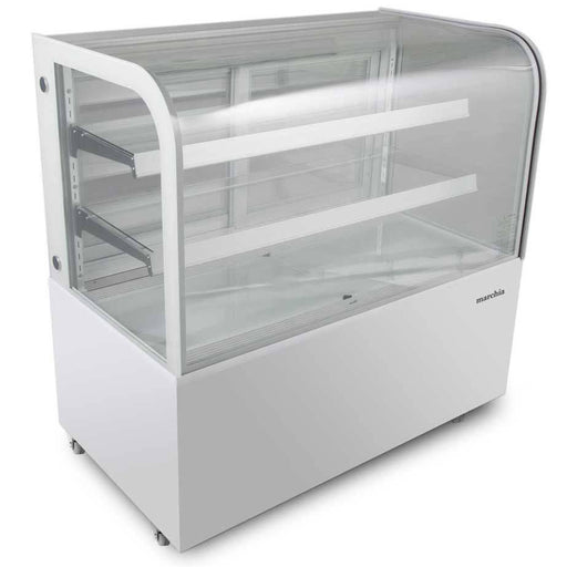 Marchia MB48-W 48" White Refrigerated Bakery Display Case - Top Restaurant Supplies