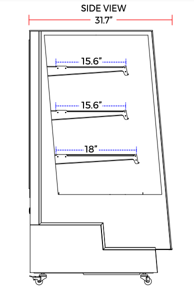 Marchia TMB36 36" Refrigerated Bakery Display Case - Top Restaurant Supplies