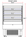 Marchia MDS380 40" Open Refrigerated Merchandiser Grab and Go Display Case - Top Restaurant Supplies