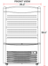 Marchia MDS390 36" Open Refrigerated Merchandiser Grab and Go Display Case, Black - Top Restaurant Supplies
