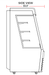 Marchia MDS390 36" Open Refrigerated Merchandiser Grab and Go Display Case, Black - Top Restaurant Supplies