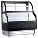 Marchia MSTAR50 50" Refrigerated Open Display Case with Refrigerated Glass Top - Top Restaurant Supplies