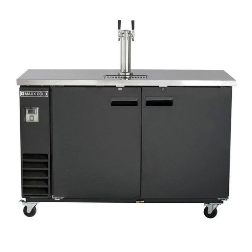 MXBD60-1BHC Maxx Cold Beer Cooler and Dispenser, 61"W, 14.2 cu. ft. - Top Restaurant Supplies