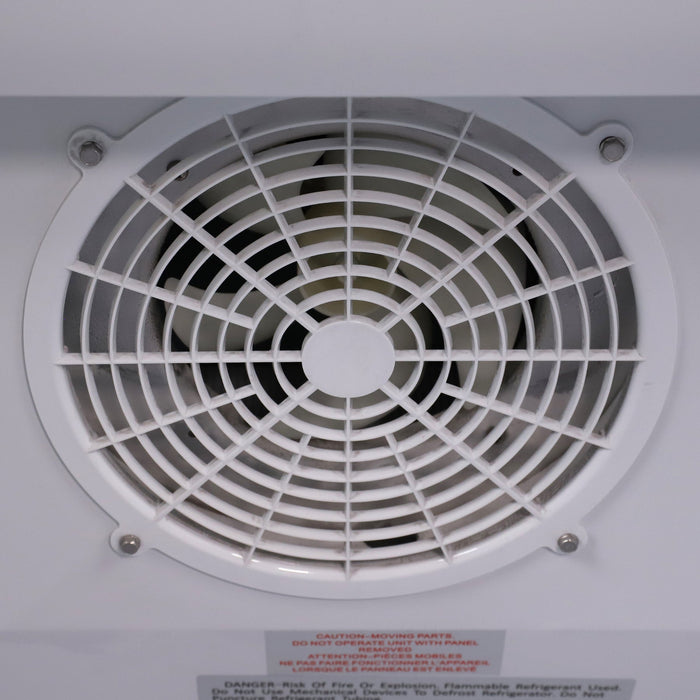 Maxx Cold MXM2-36RBHC Narrow Width Glass Door Merchandiser Refrigerator, Double Door, Black - Top Restaurant Supplies