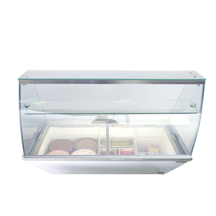 MXDC-12 Maxx Cold 12-Tub Ice Cream Dipping Cabinet, White - Top Restaurant Supplies