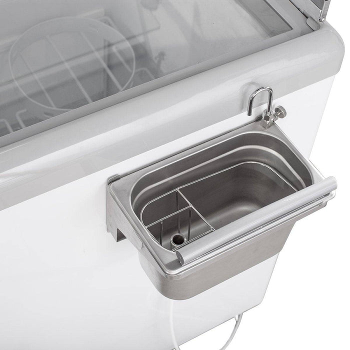 MXDC-8 Maxx Cold 8-Tub Ice Cream Dipping Cabinet, White - Top Restaurant Supplies