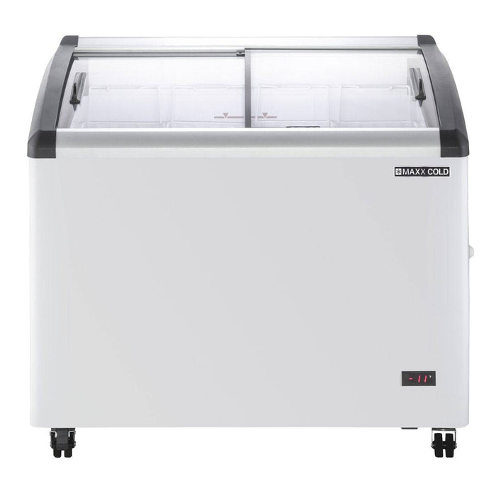 MXF40CHC-4 Maxx Cold 4-Basket Glass Display Chest Freezer Merchandiser, 40” Wide - Top Restaurant Supplies