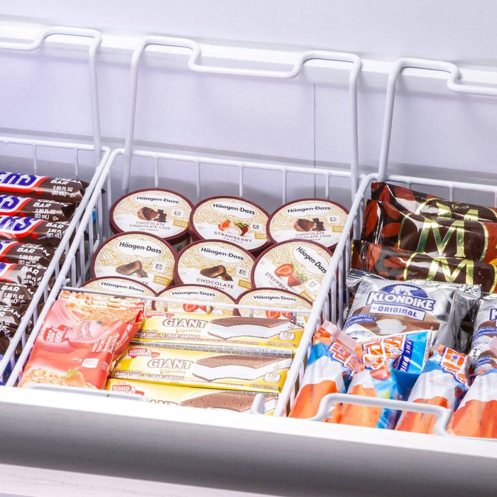 MXF40CHC-4 Maxx Cold 4-Basket Glass Display Chest Freezer Merchandiser, 40” Wide - Top Restaurant Supplies
