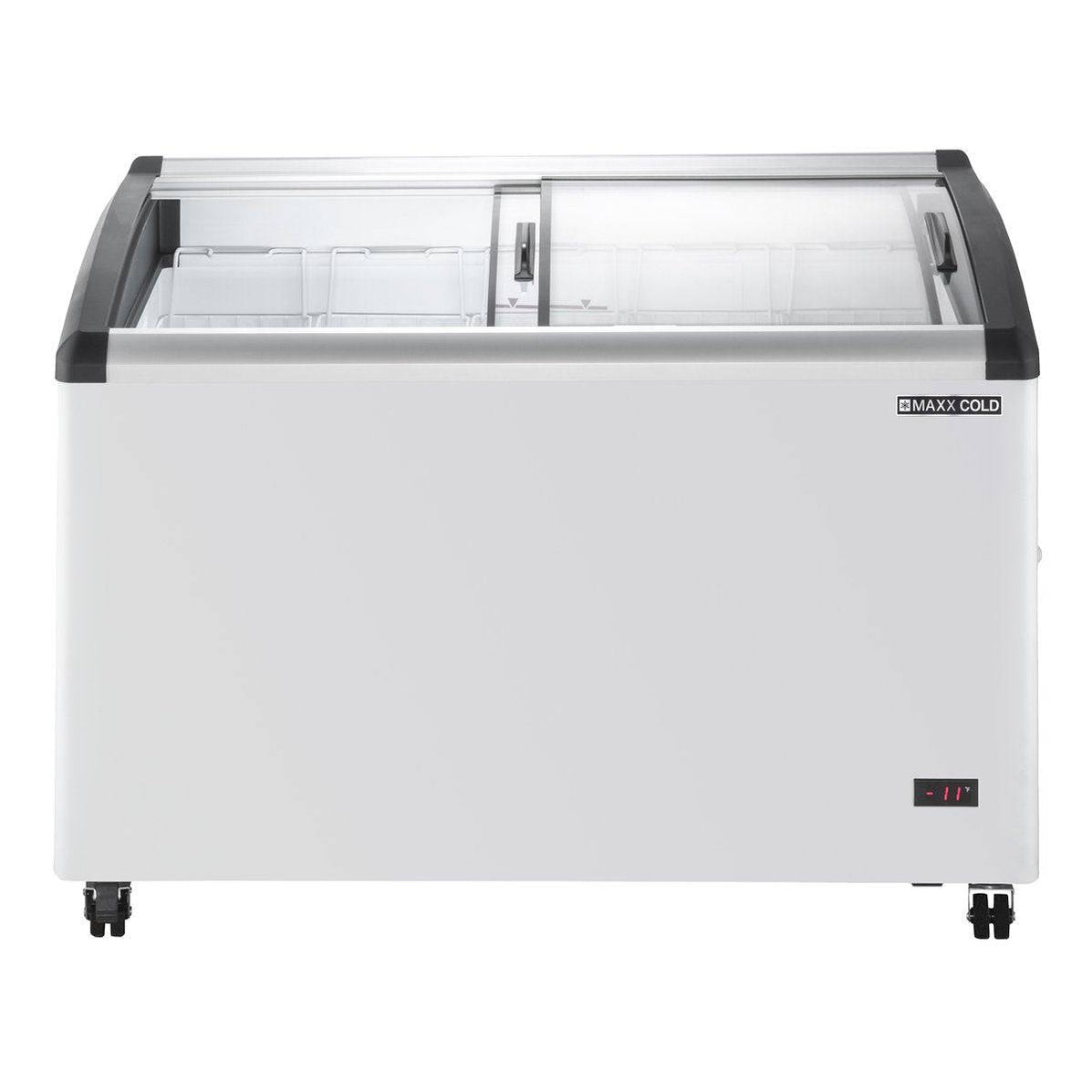 MXF48CHC-5 Maxx Cold 5-Basket Glass Display Chest Freezer Merchandiser ...