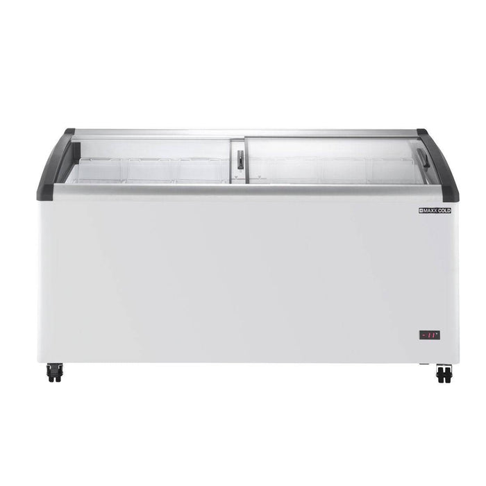 MXF64CHC-7 Maxx Cold 7-Basket Glass Display Chest Freezer Merchandiser, 64” Wide - Top Restaurant Supplies