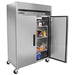 MCRT-49FDHC Maxx Cold Double Door, Solid Door Reach-In Refrigerator, Top Mount, 49 Cu ft - Top Restaurant Supplies
