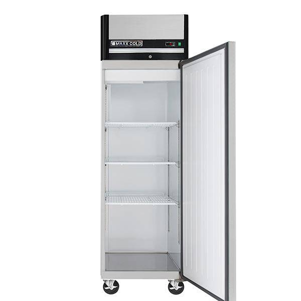 MXCR-23FDHC Maxx Cold Single Door, Solid Door Reach-In Refrigerator, Top Mount, 23 Cu ft - Top Restaurant Supplies