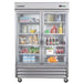 MXCR-49GDHC Maxx Cold Double Door, Glass Door Reach-In Refrigerator, Bottom Mount, 49 Cu ft - Top Restaurant Supplies