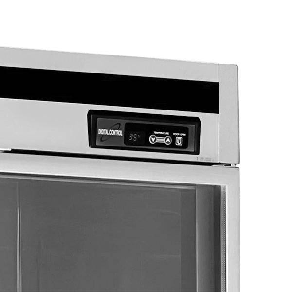 MXCR-49GDHC Maxx Cold Double Door, Glass Door Reach-In Refrigerator, Bottom Mount, 49 Cu ft - Top Restaurant Supplies
