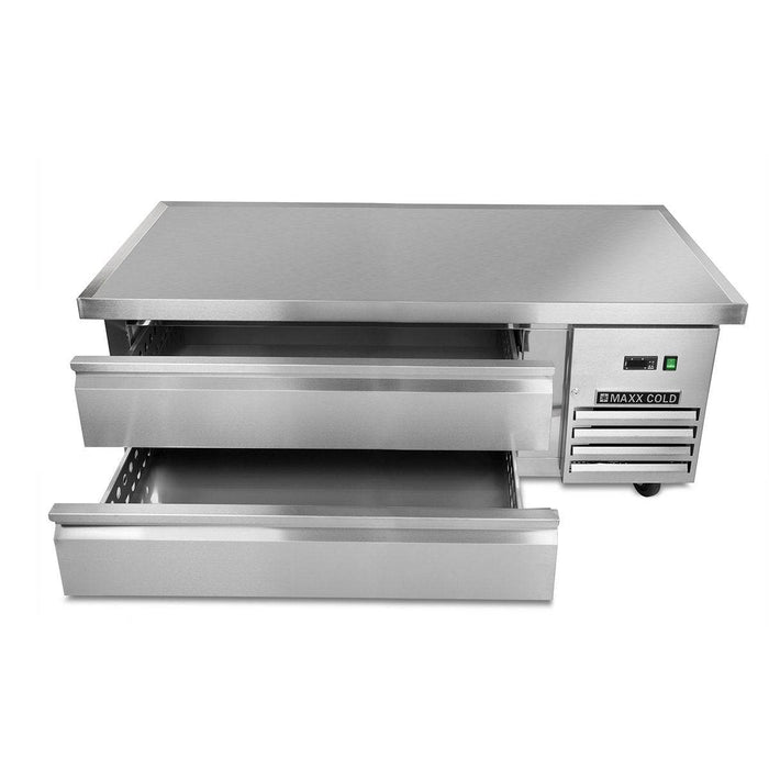 MXCB60HC Maxx Cold Two Drawer Refrigerated Chef Base, 60” Wide - Top Restaurant Supplies