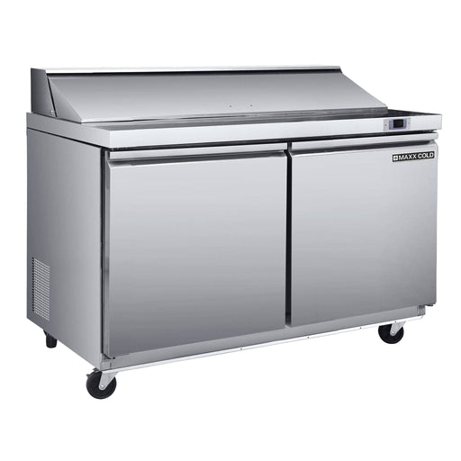 MXSR48SHC Maxx Cold Double Door Sandwich Prep Table, 48” Wide - Top Restaurant Supplies