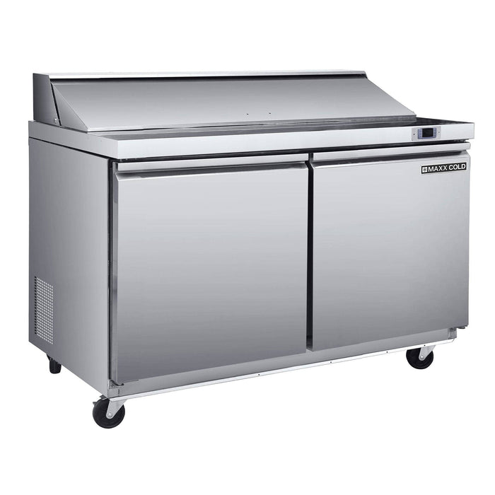 MXSR48SHC Maxx Cold Double Door Sandwich Prep Table, 48” Wide - Top Restaurant Supplies