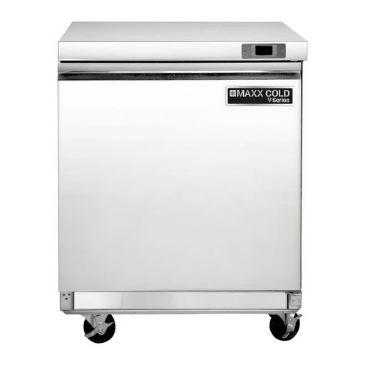 Maxx Cold MVF29UHC V-Series 1 Door Undercounter Freezer, in Stainless Steel - Top Restaurant Supplies - Under Counter Freezer - Maxx Cold