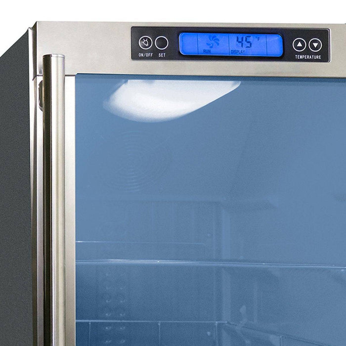 MCBC3U Maxx Ice Glass Door Compact Beverage Center, 3 Cu ft - Top Restaurant Supplies