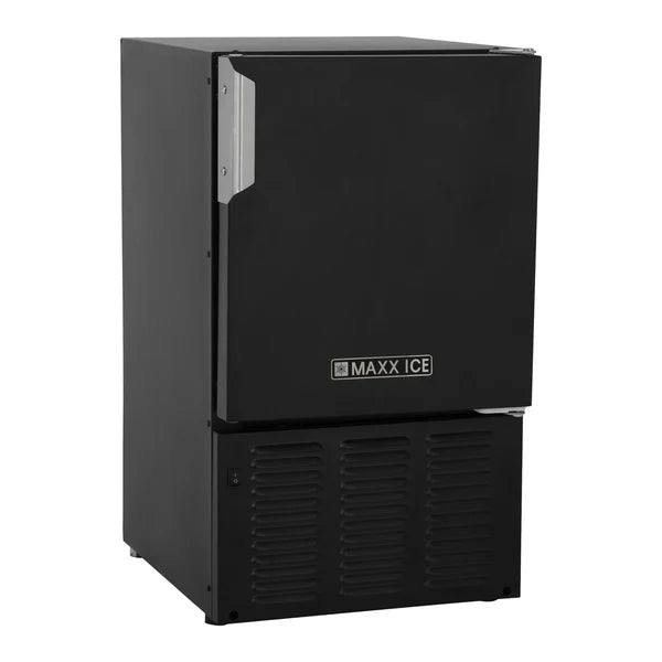 Maxx Ice MMAR25B Compact Marine Ice Machine / Boat Ice Maker in Black - Top Restaurant Supplies - Ice Machine - Maxx Ice