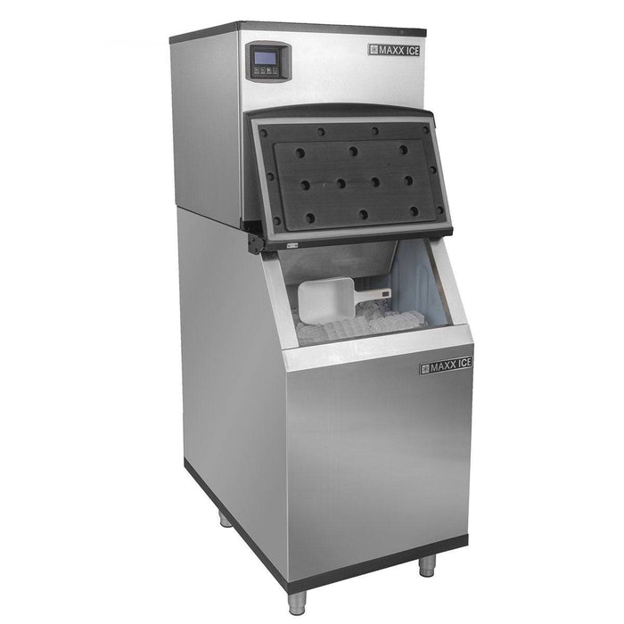 MIM360NH Maxx Ice 360 lb Intelligent Series Modular Ice Machine, 22” Wide, Half-Dice - Top Restaurant Supplies