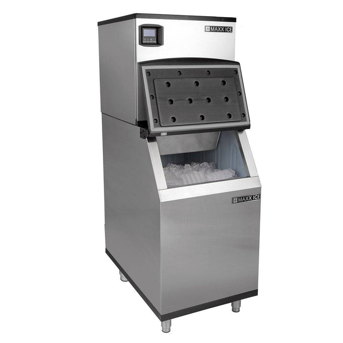 MIM360NH Maxx Ice 360 lb Intelligent Series Modular Ice Machine, 22” Wide, Half-Dice - Top Restaurant Supplies