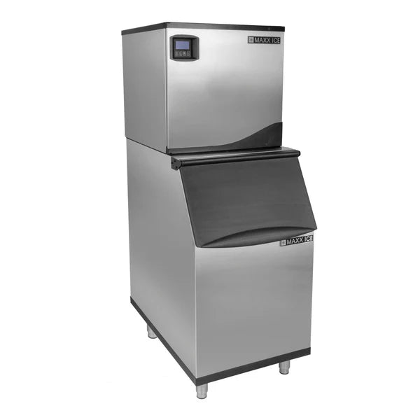 Maxx Ice MIM360NH-B310 Intelligent Series Modular Ice Machine, 22"W, 361 lbs w/310 lb Storage Bin, Stainless Steel - Top Restaurant Supplies - Ice Maker - Maxx Ice