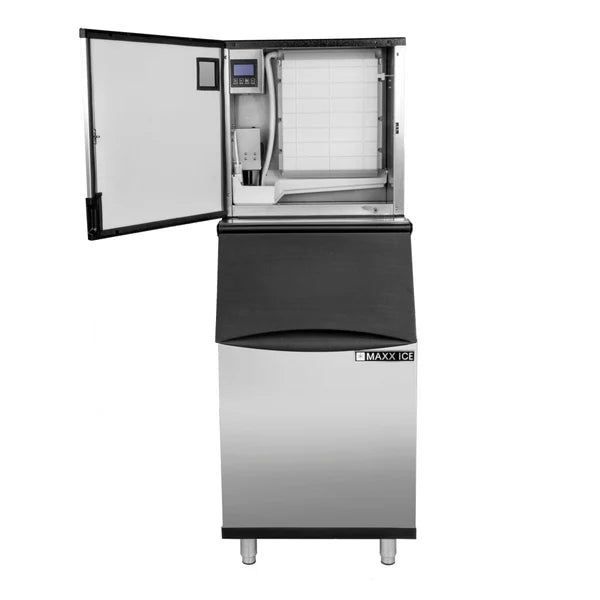 Maxx Ice MIM360NH-B310 Intelligent Series Modular Ice Machine, 22"W, 361 lbs w/310 lb Storage Bin, Stainless Steel - Top Restaurant Supplies - Ice Maker - Maxx Ice