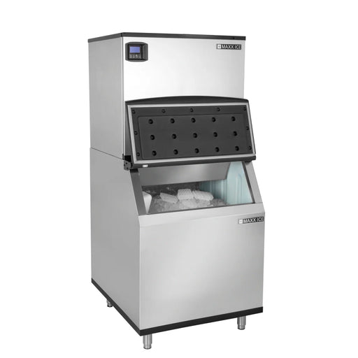 Maxx Ice MIM650NH-B580 Intelligent Series Modular Ice Machine, 30"W, 645 lbs w/580 lb Storage Bin, Stainless Steel - Top Restaurant Supplies - Ice Maker - Maxx Ice