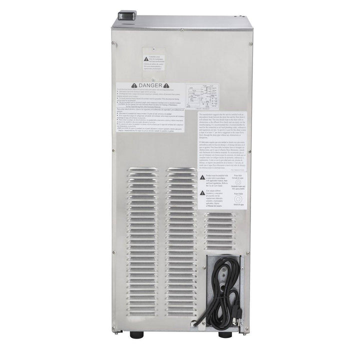 MIM50-O Maxx Ice Outdoor 50 lb Self-Contained Ice Machine, Stainless - Top Restaurant Supplies