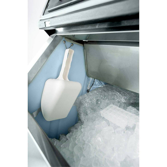 MIB310N Maxx Ice 310 lb Ice Storage Bin, Black + Stainless - Top Restaurant Supplies