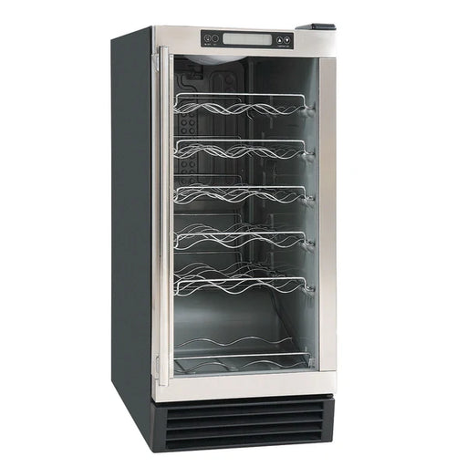 Maxx Ice MCWC28HC Indoor Wine Cooler with Glass Door, 3 cu. ft., in Stainless Steel - Top Restaurant Supplies - Wine Cooler - Maxx Ice