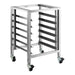 Moffat USSK23 Turbofan Stainless Steel Stand with Casters for E22 and E23 Series Single Deck Convection Ovens - Top Restaurant Supplies - Stainless Steel Equipment Stand - Moffat